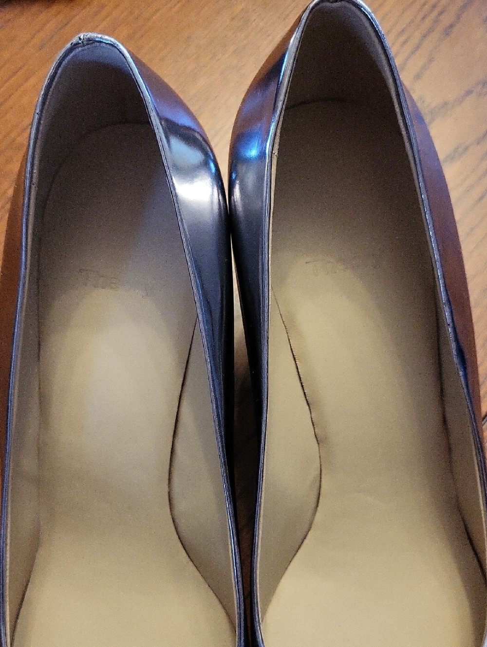 Theory Silver Metallic Wedges Shoes,made In Italy - Picture 9 of 10